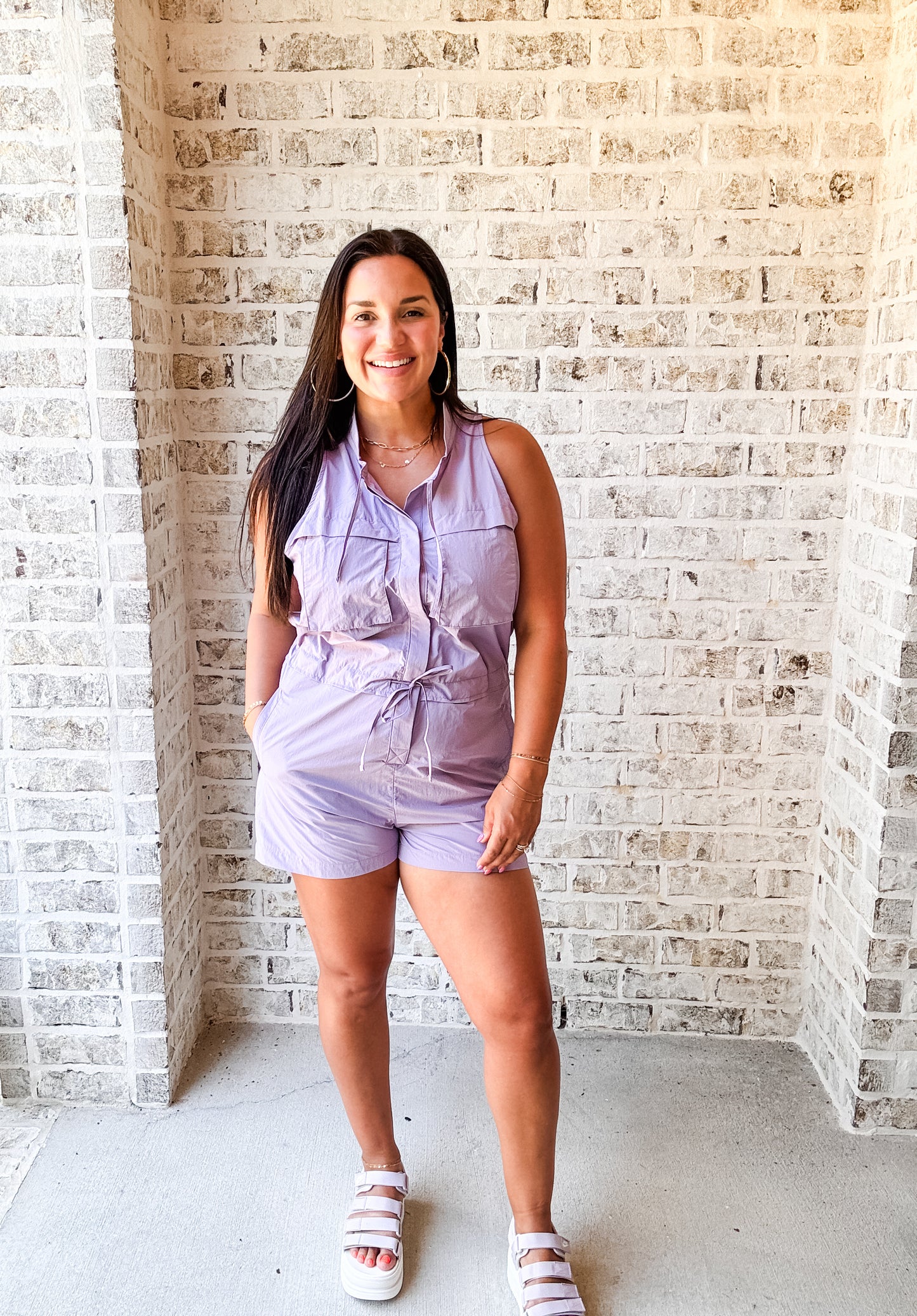 LAVENDER HAZE ROMPER